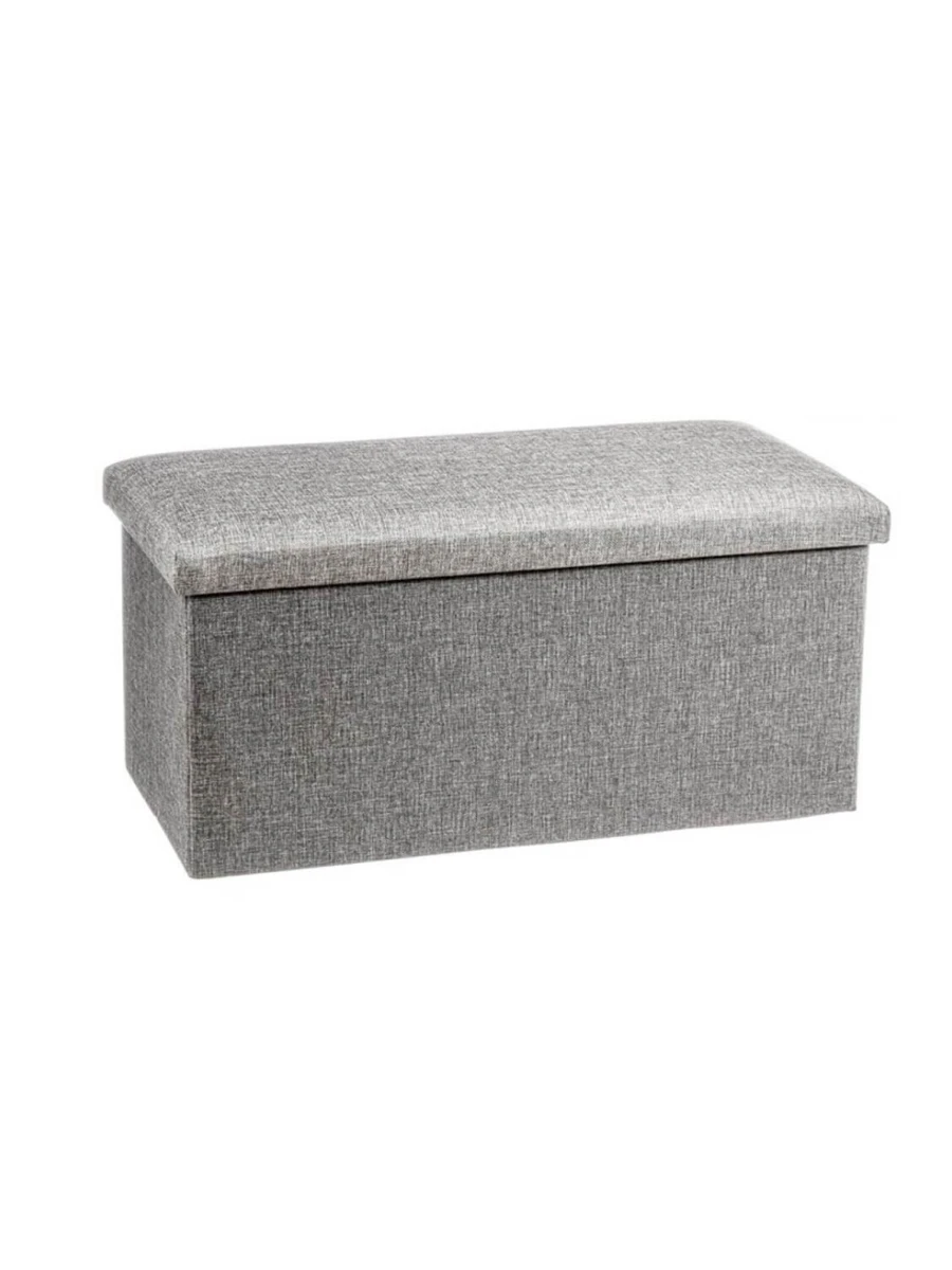 PUFF BANQUETA BAUL - GRIS 