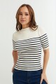 Sweater cuello bote CRUDO