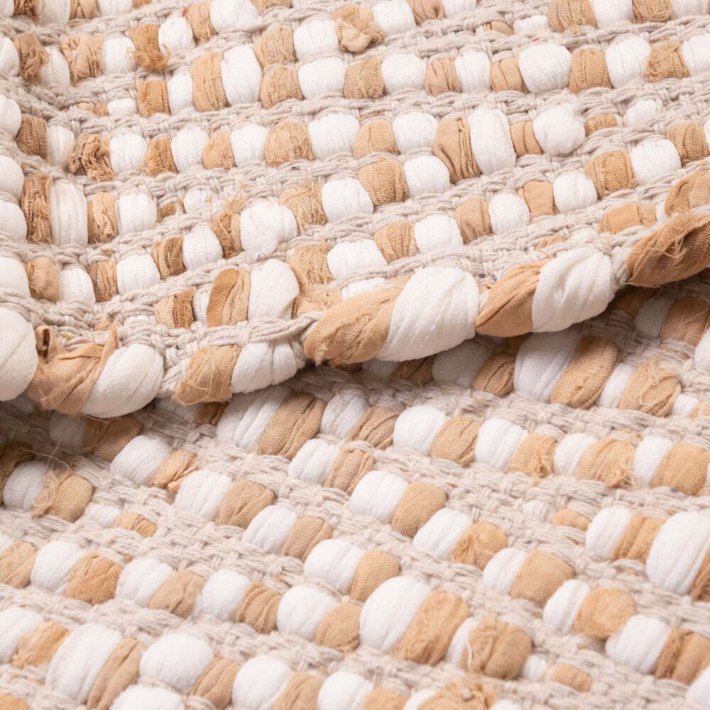 ALFOMBRA ALGODON NATURAL-BEIGE MANDEL