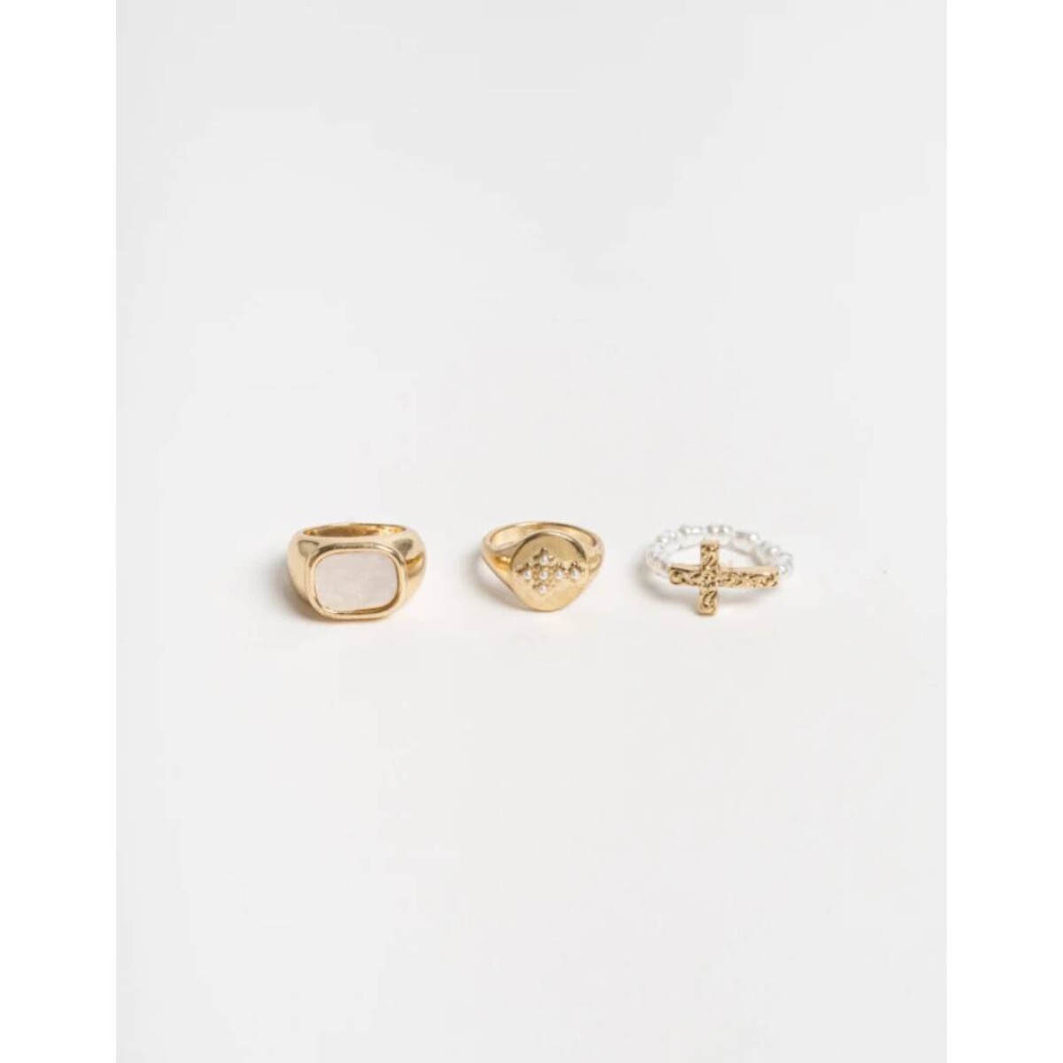 Sets Anillos Elastico - Dorado 