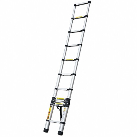 Escalera Telescópica Aluminio 2.6MT 8 Escalones 001