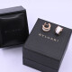 Bulgari Bzero 1 par de caravanas oro 18k rosa y cerámica blanca con estuche original. Bulgari Bzero 1 par de caravanas oro 18k rosa y cerámica blanca con estuche original.