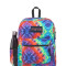 MOCHILA JANSPORT CROSS TOWN RED MULTI HIPPIE DAYS