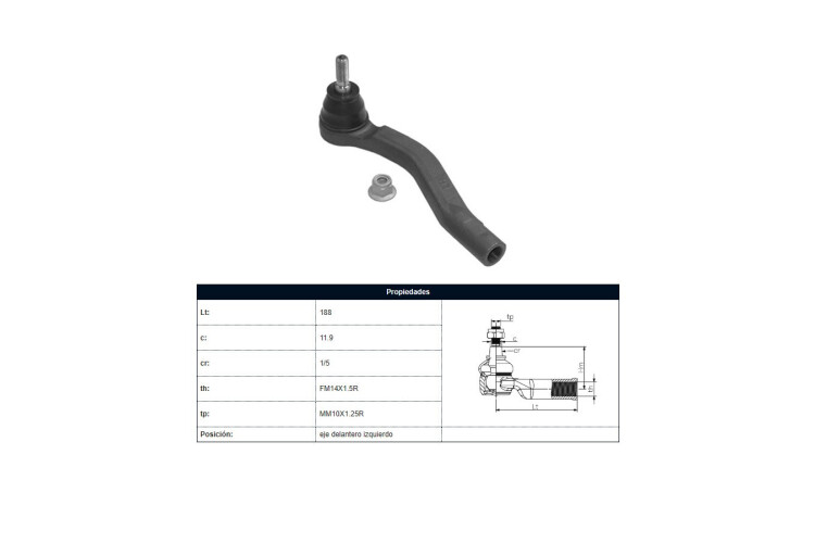 Puntero Renault Captur/Clio 12-25 Izq Puntero Renault Captur/Clio 12-25 Izq