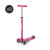Monopatín Micro Maxi Deluxe LED Ajustable con 3 Ruedas ROSA