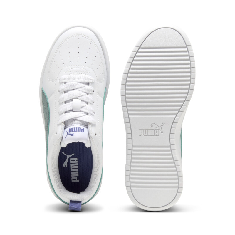 Championes Puma Lifestyle Rickie JR de Niños - 384311 39 Blanco-verde