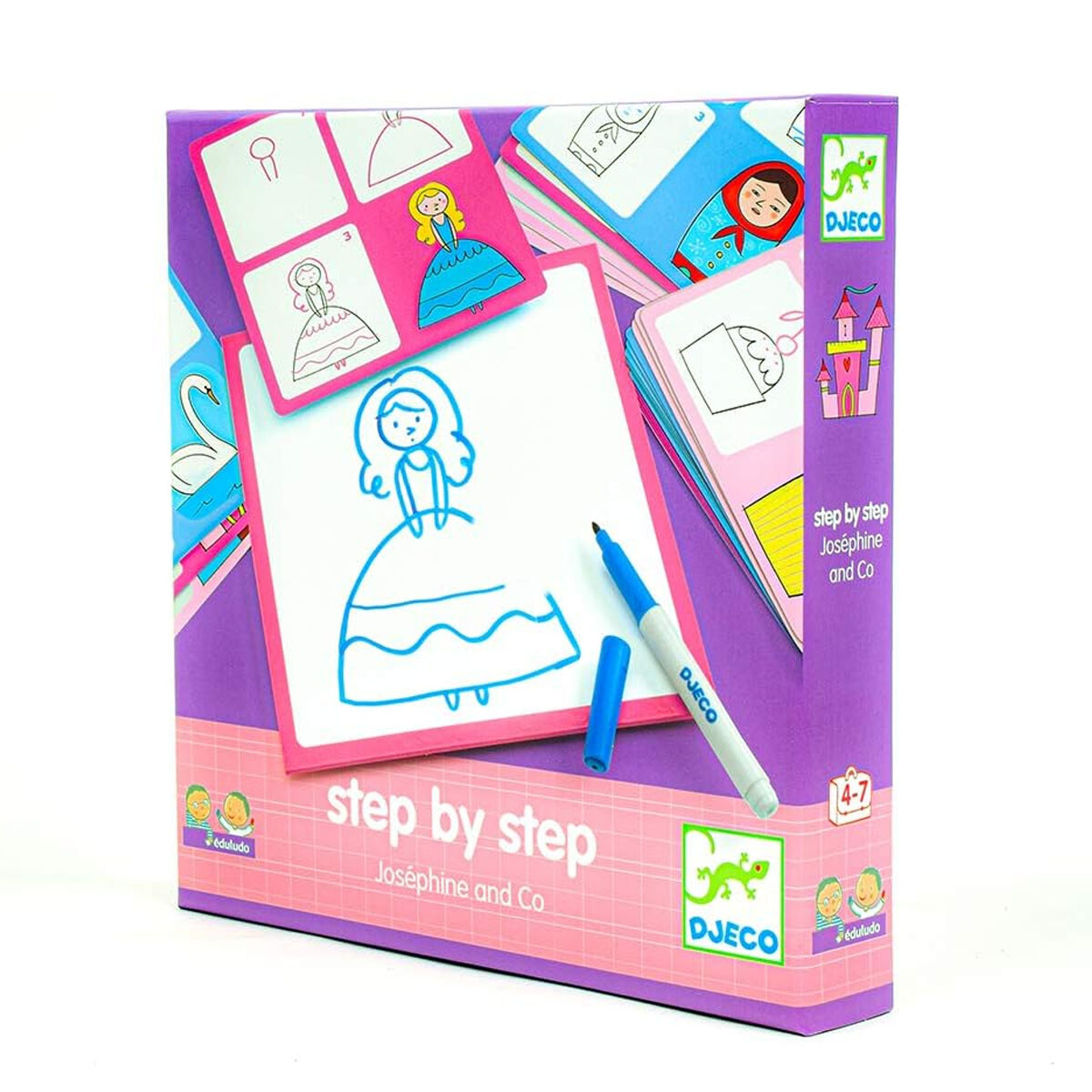 Step by step Eduludo Josephine and Co Djeco 