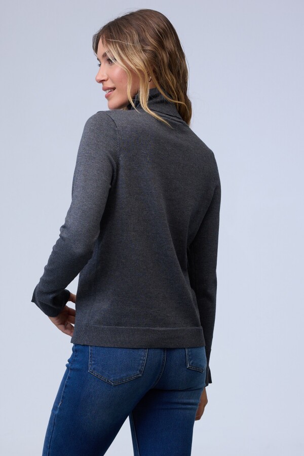 Polera Basica GRIS OSCURO
