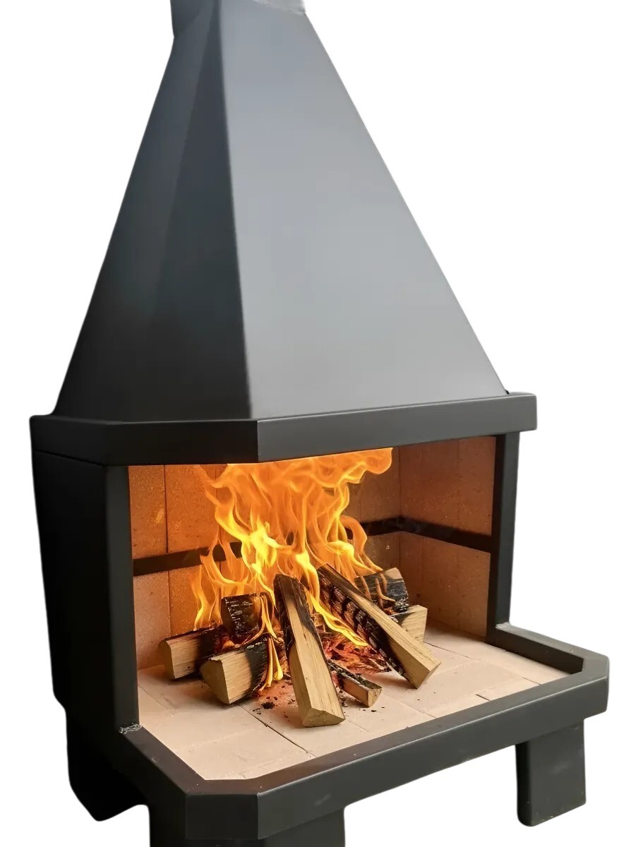 Estufa Metálica Plegada 85 x 65 cm 