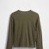 V-FRCH LS LOGO VALUE TEE OLIVE NIGHT