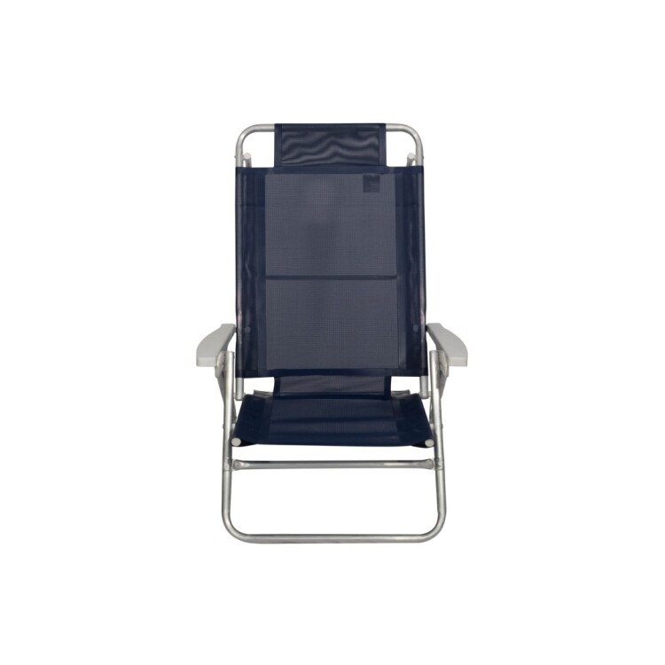 SILLA PLAYA ALUMINIO MOR SUMMER 6 POSICIONES AZUL
