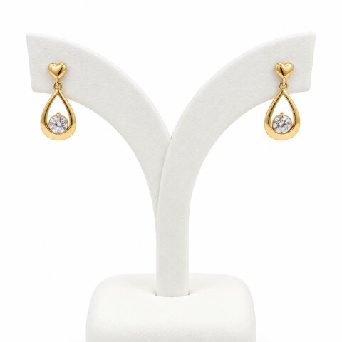 Caravanas pendientes en Oro 18kt Caravanas pendientes en Oro 18kt