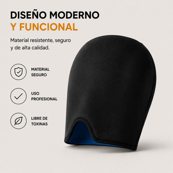 Tratamiento Gorra Dolor De Cabeza Migraña Silicona Cuello Variante Color Negro