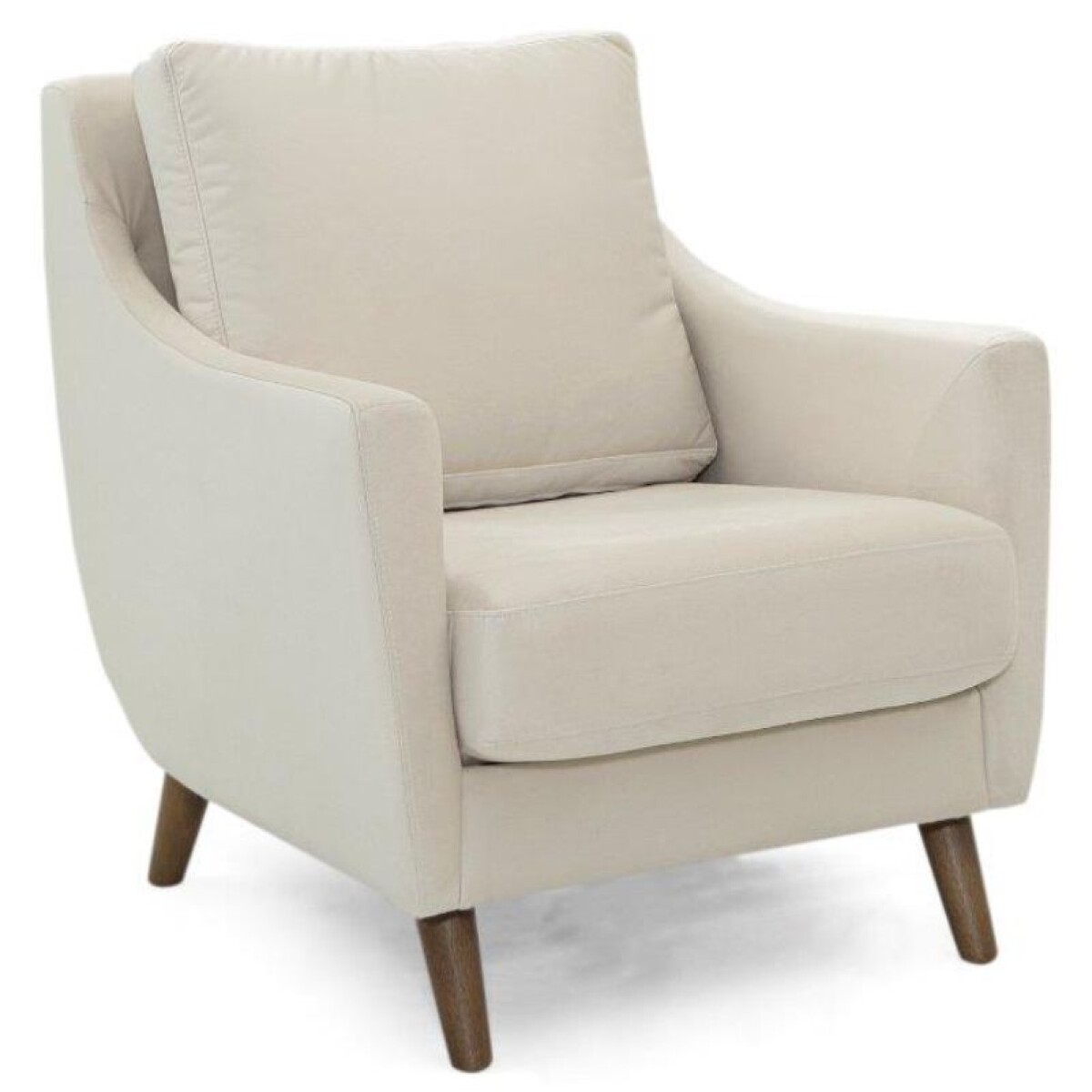 Butaca 3747 Tapizada en Tela - Crudo 