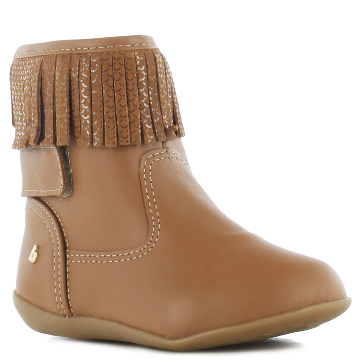 Bota de Niños Bibi Infantil c/Tientos - Marrón Camel 