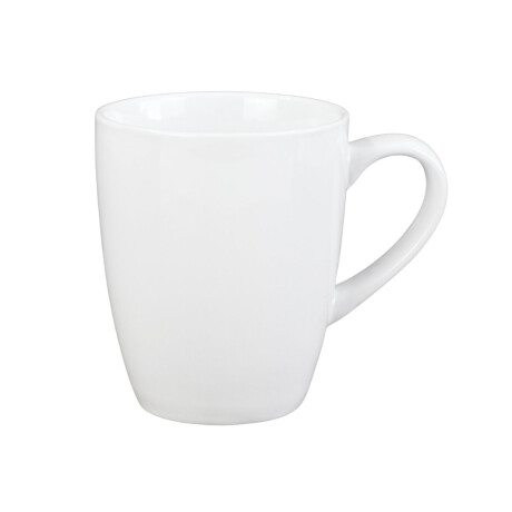 Taza de ceramica blanca Taza de ceramica blanca