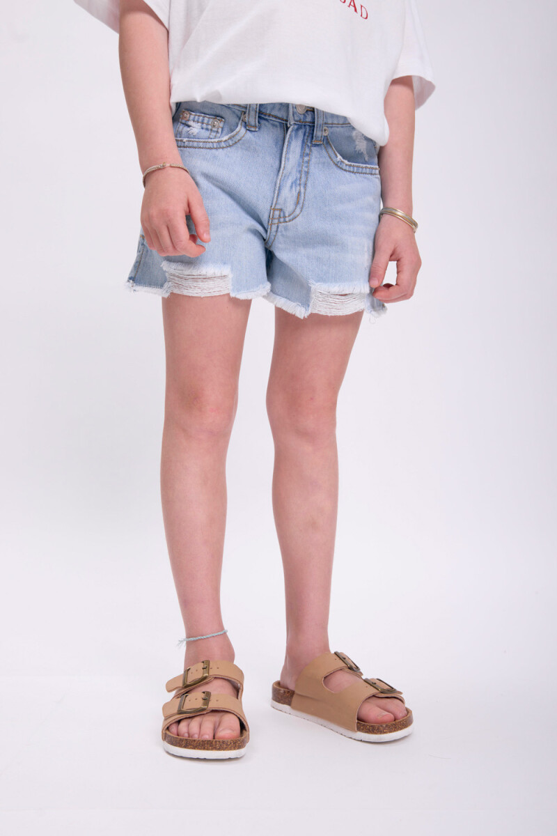 Short jean Azul Medio