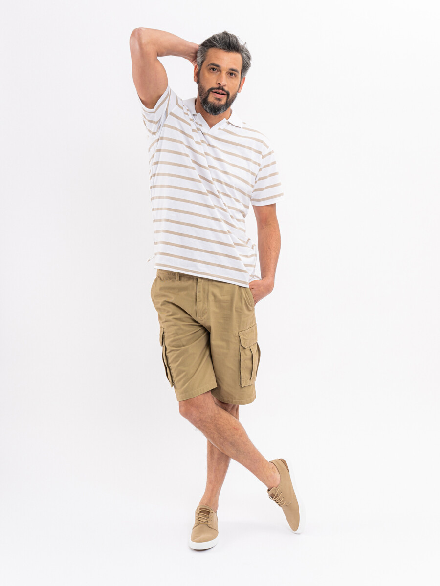 Bermuda cargo - beige 