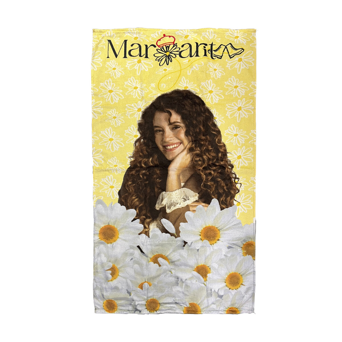 Toalla Infantil Playera Margarita 100% Algodón 70 x 130 cm 