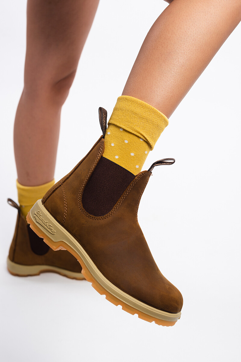Botas 1320 Gumelastic Sided V Cut - Crazy Horse Brown 