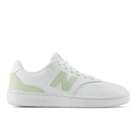 Championes New Balance de Dama - 80 - BBW80ADG WHITE/GREEN