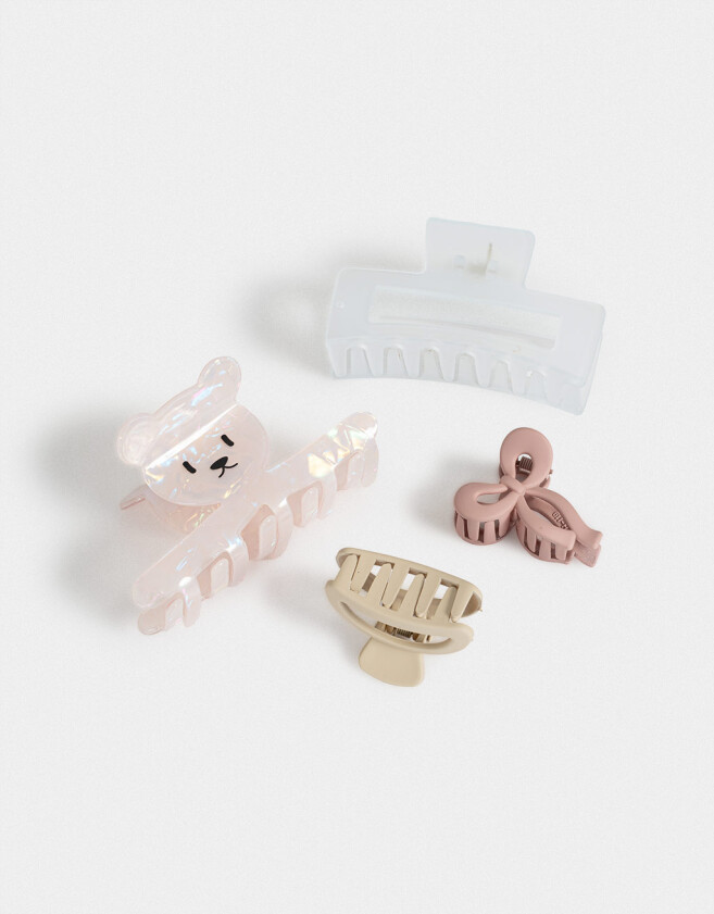 Broches Sets Osito Set De Broches - Combinacion Multicolor