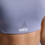 Aero Mesh Medium Impact Bra - Mujer Digital Lilac/white Reflective