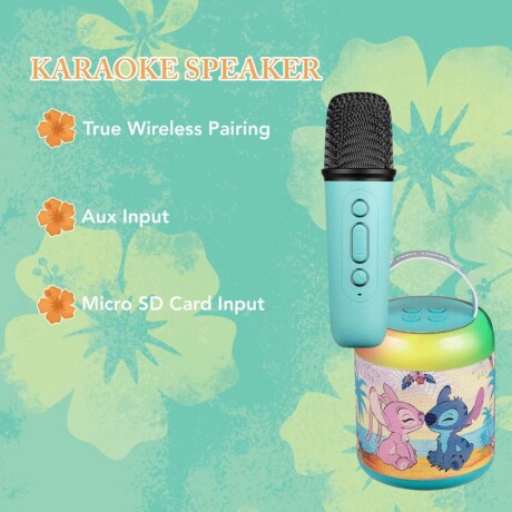STITCH PARLANTE KARAOKE BLUETOOTH V01