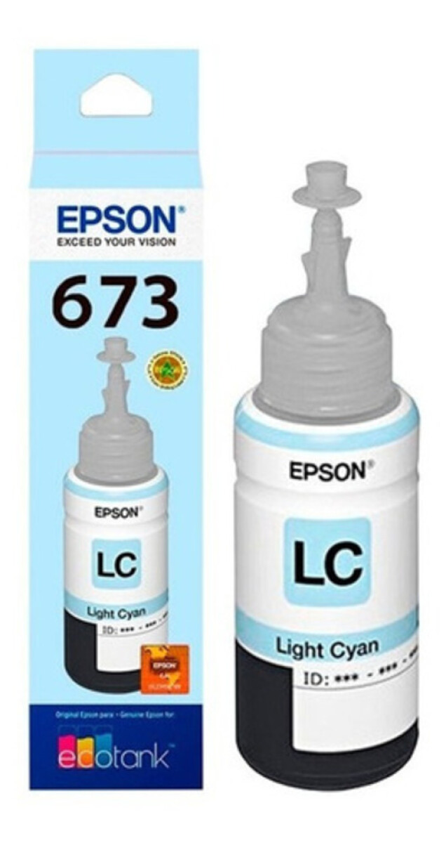 EPSON T673520 BOTELLA DE TINTA L800/1800 LIGHT CYAN 1800 FOT - Epson T673520 Botella De Tinta L800/1800 Light Cyan 1800 Fot 