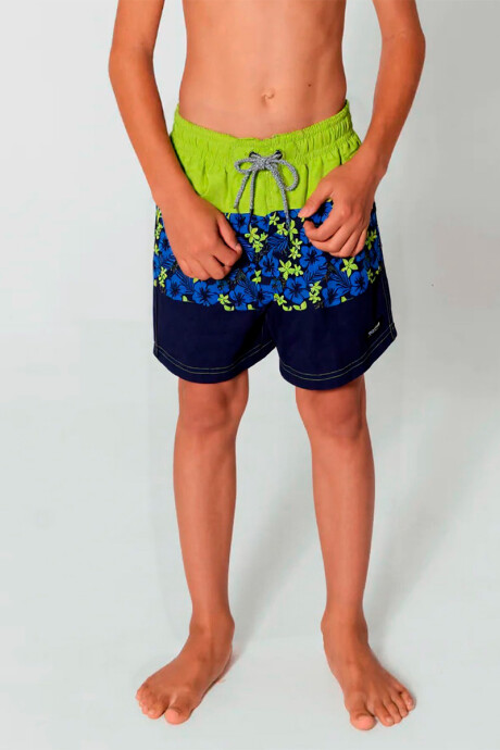 SHORT BIZA BOY DIXIE Azul