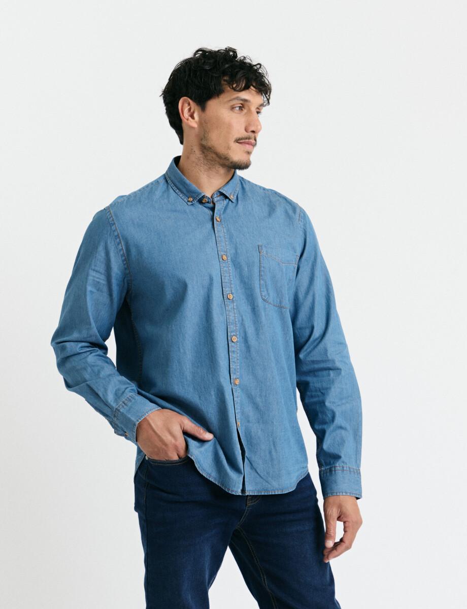 012637 CAMISA HARRY Azul Claro