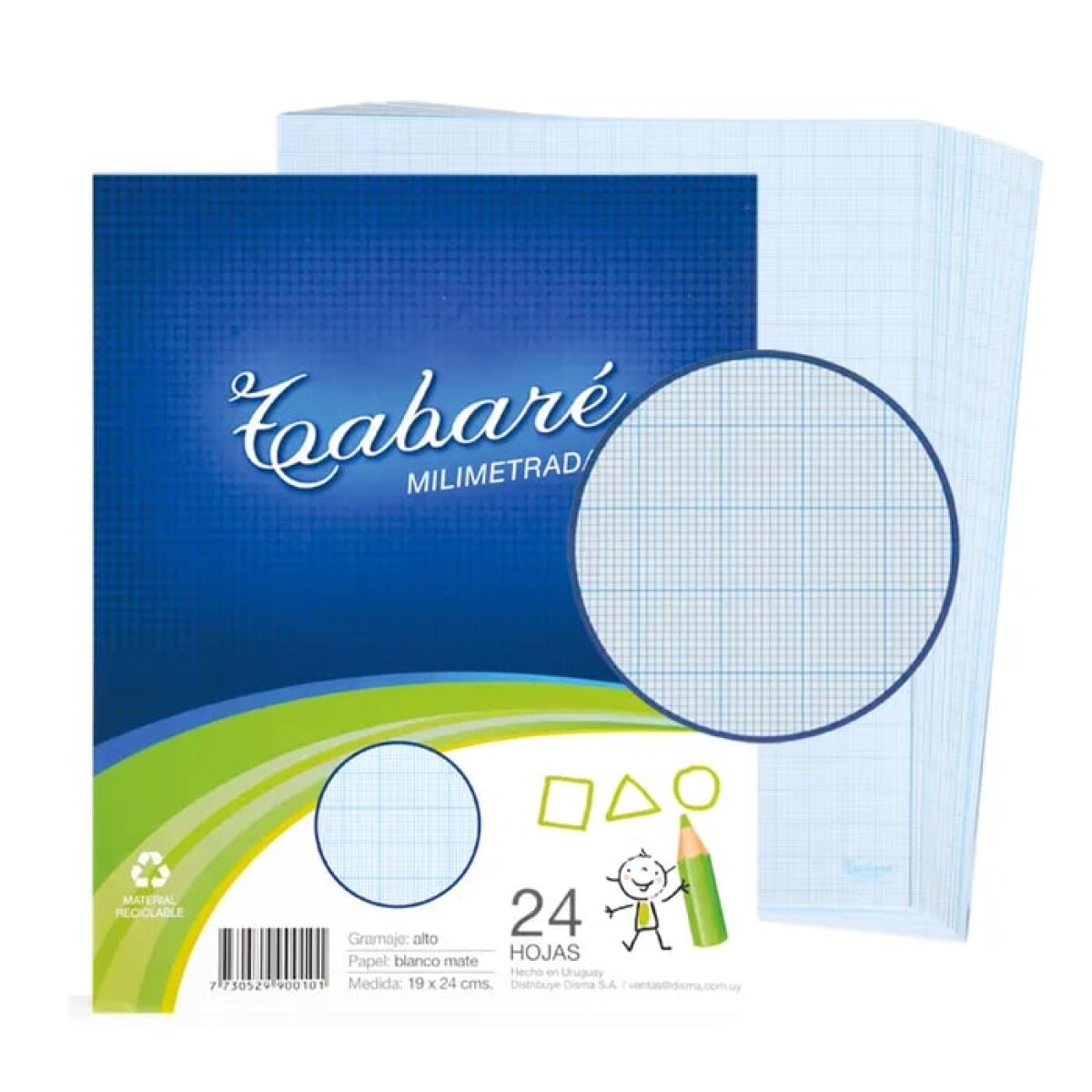 Hojas de Deberes Tabaré - Milimetrada 