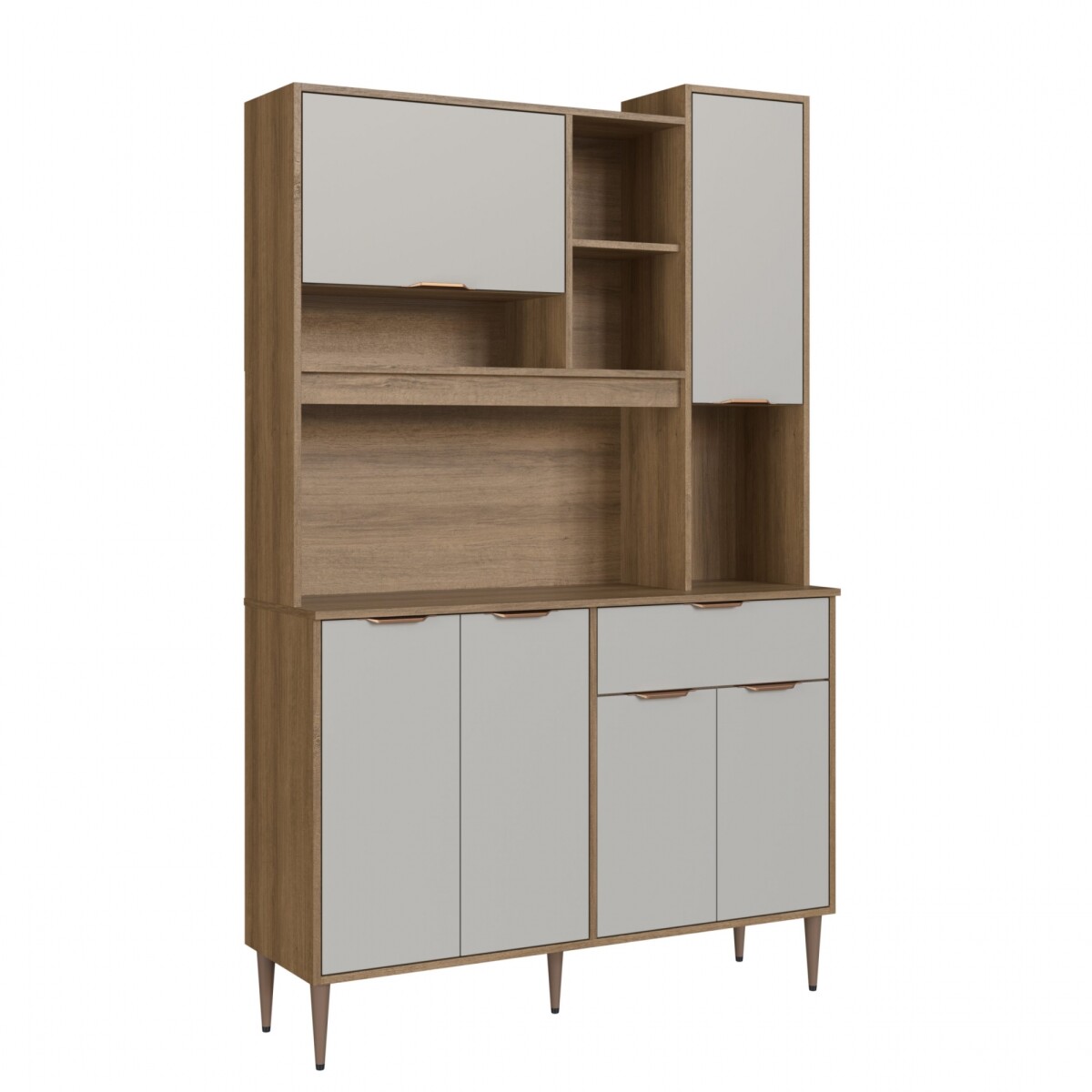 KIT DE COCINA 6P 1C MIEL Y ARENA 