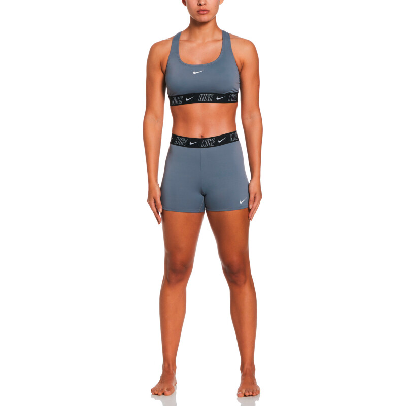 Traje de Baño Racerback Bikini Top de Niños Gris