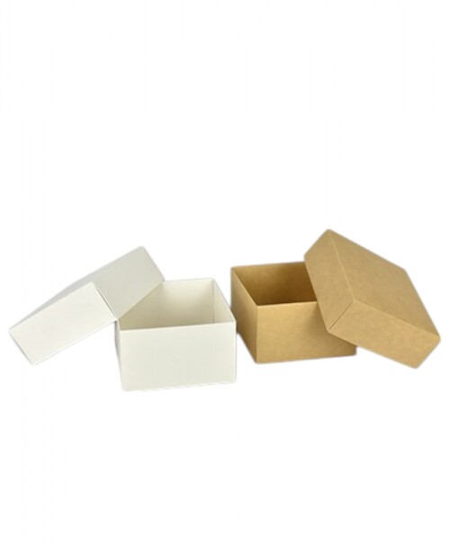 Caja Rectangular 15x16x9 cm REVERSIBLE BLANCO MADERA