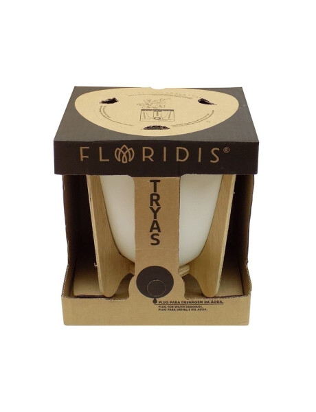 MACETA C/BASE MADERA 17X18CM TRYAS ROSA MACETA C/BASE MADERA 17X18CM TRYAS ROSA