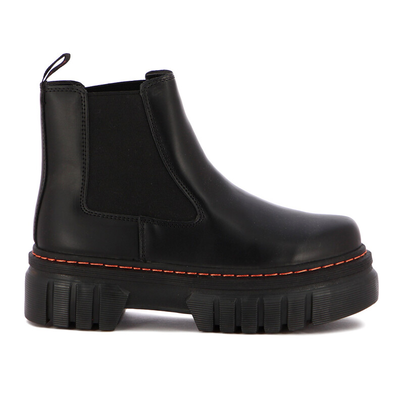 Botas Mujer Darkness Con Elástico Negro