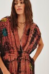 Vestido Miki Saree Sunrise Ocre