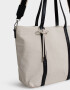 Shopper Clasico Cartera Shopper Con Correa - Blanco Crudo