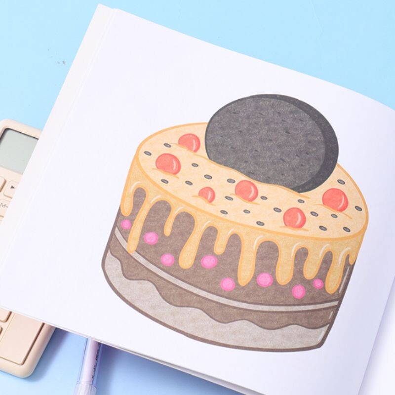 Cuaderno Para Colorear - Postres - 22 Hojas Cuaderno Para Colorear - Postres - 22 Hojas