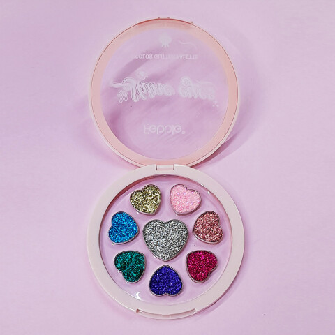 FEBBLE Paleta glitter de ojos 8 colores Febble Paleta Glitter De Ojos 8 Colores