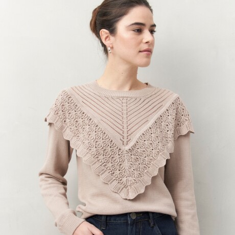 SWEATER SILVI Tostado
