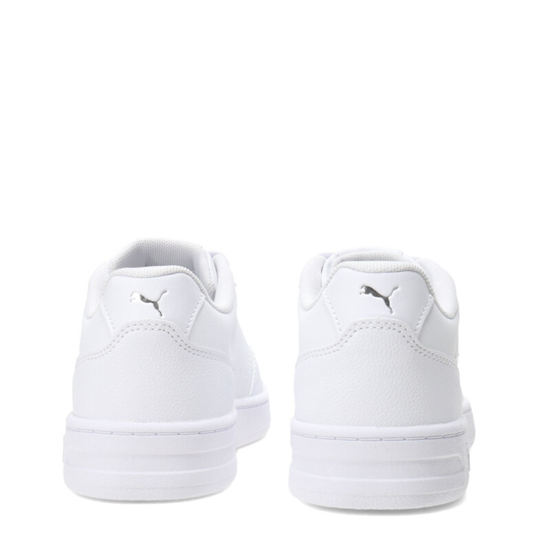 Championes de Mujer Puma Court Classy Blanco - Plata