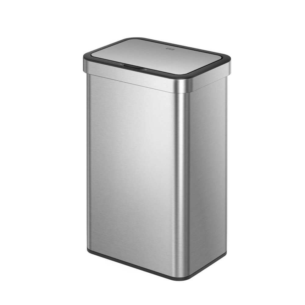 PAPELERA CON SENSOR, 50 LT ACERO-INOXIDABLE GRIS EK9578MMT