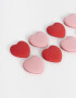 Brochas y Aplicadores Set de Mini Pads Set De Esponjas Cushion San Valentín - Combinacion Bicolor