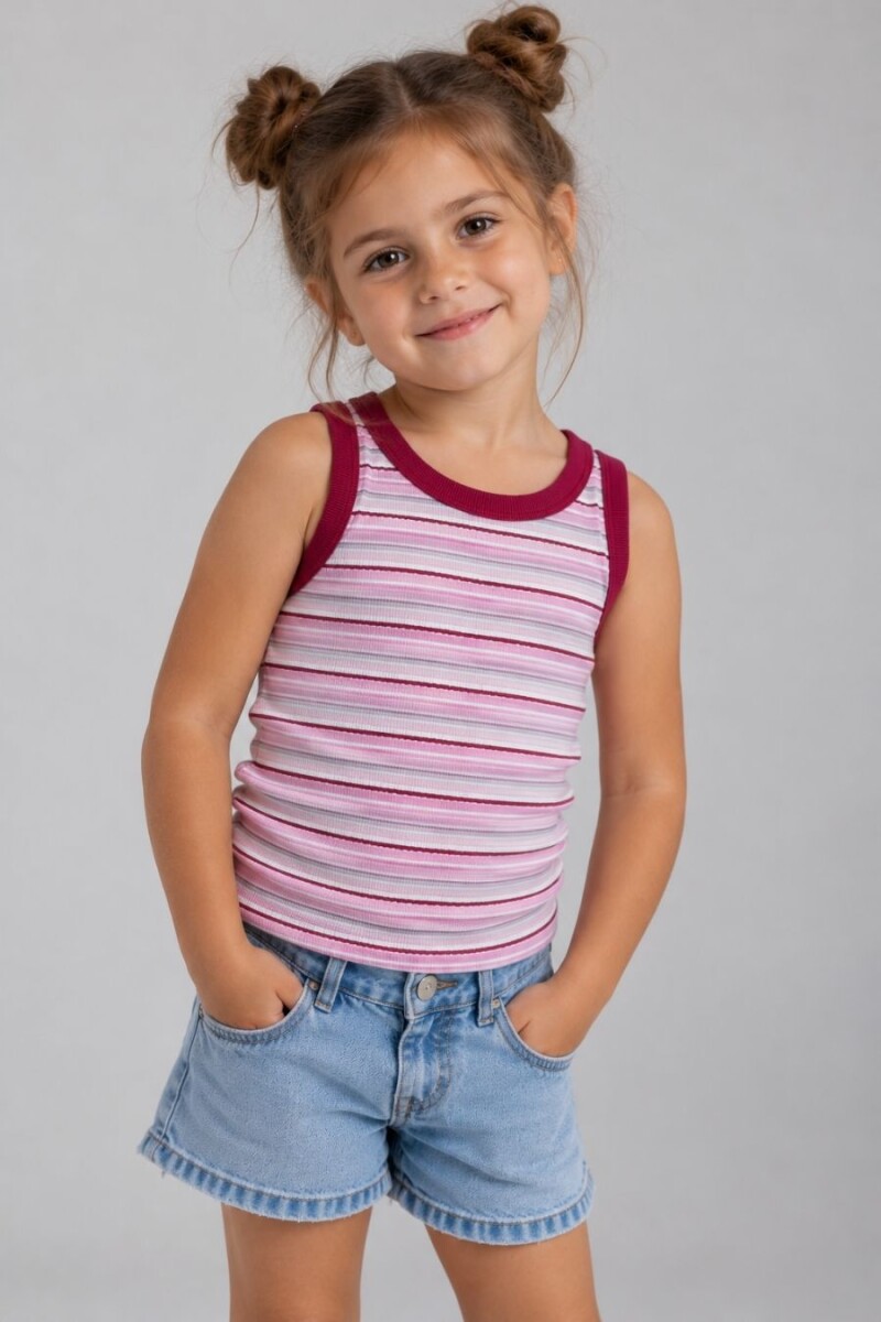 MUSCULOSA COCOMIEL 8827 BEBA - ROSADO 
