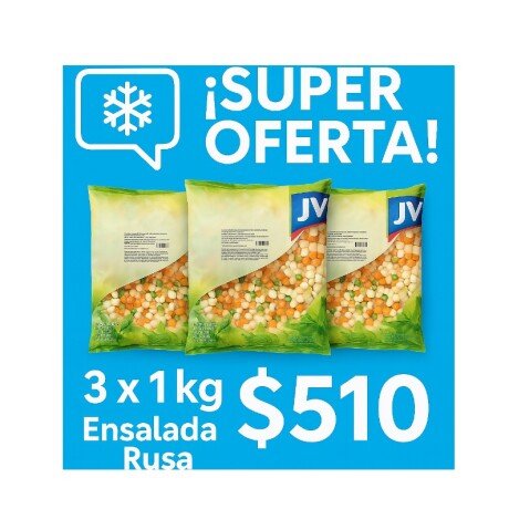 Ensalada rusa JV 3x 1kg Ensalada rusa JV 3x 1kg