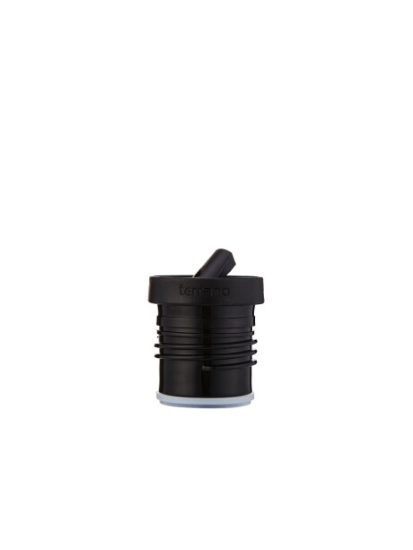 Set Acero 1Lt. Mate con Tapa Negro Opaco