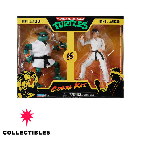 Teenage Mutant Ninja Turtles Cobra Kai - Michelangelo vs. Daniel LaRusso Teenage Mutant Ninja Turtles Cobra Kai - Michelangelo vs. Daniel LaRusso
