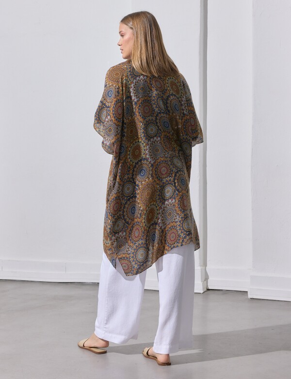 Kimono Printed MULTI/ANARANJADO